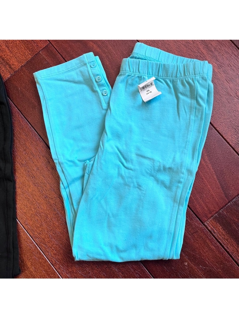 GAP Kids Aqua Button-Hem Pull-On Leggings XXL NWT